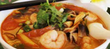 Order 2 . Tom Yum Koong Soup food online from Wood Cafe Thai Cuisine store, Covina on bringmethat.com