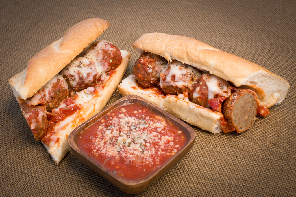 Order Meatball Parmesan Sub  food online from Jeb Pizza store, Troy on bringmethat.com