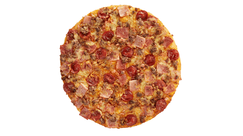 Order Manhattan Meatlovers Pizza food online from Yellow Cab Pizza store, Honolulu on bringmethat.com