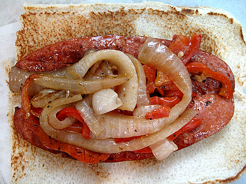 Order Grilled Sausage Sandwich food online from Kelly Deli store, Colma on bringmethat.com
