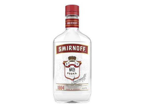 Order Smirnoff No. 21 Vodka - 375ml Plastic Bottle food online from Josh Wines & Liquors Inc store, New York on bringmethat.com