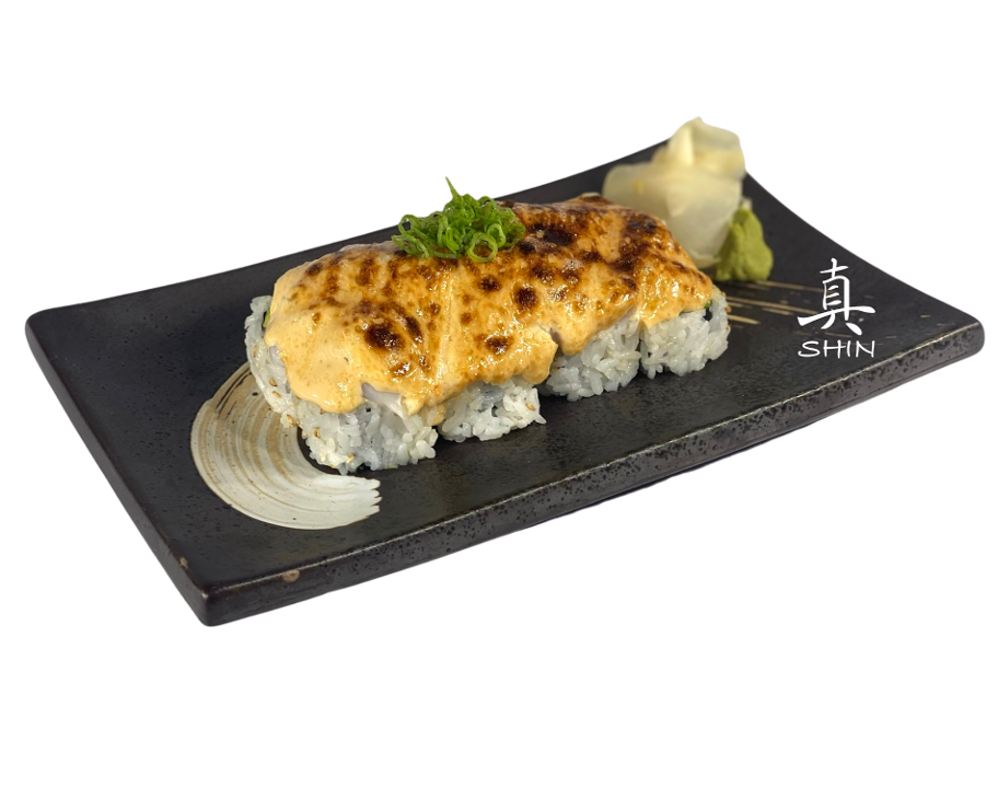 Order Baked Scallop Roll food online from Shin ramen store, Los Angeles on bringmethat.com