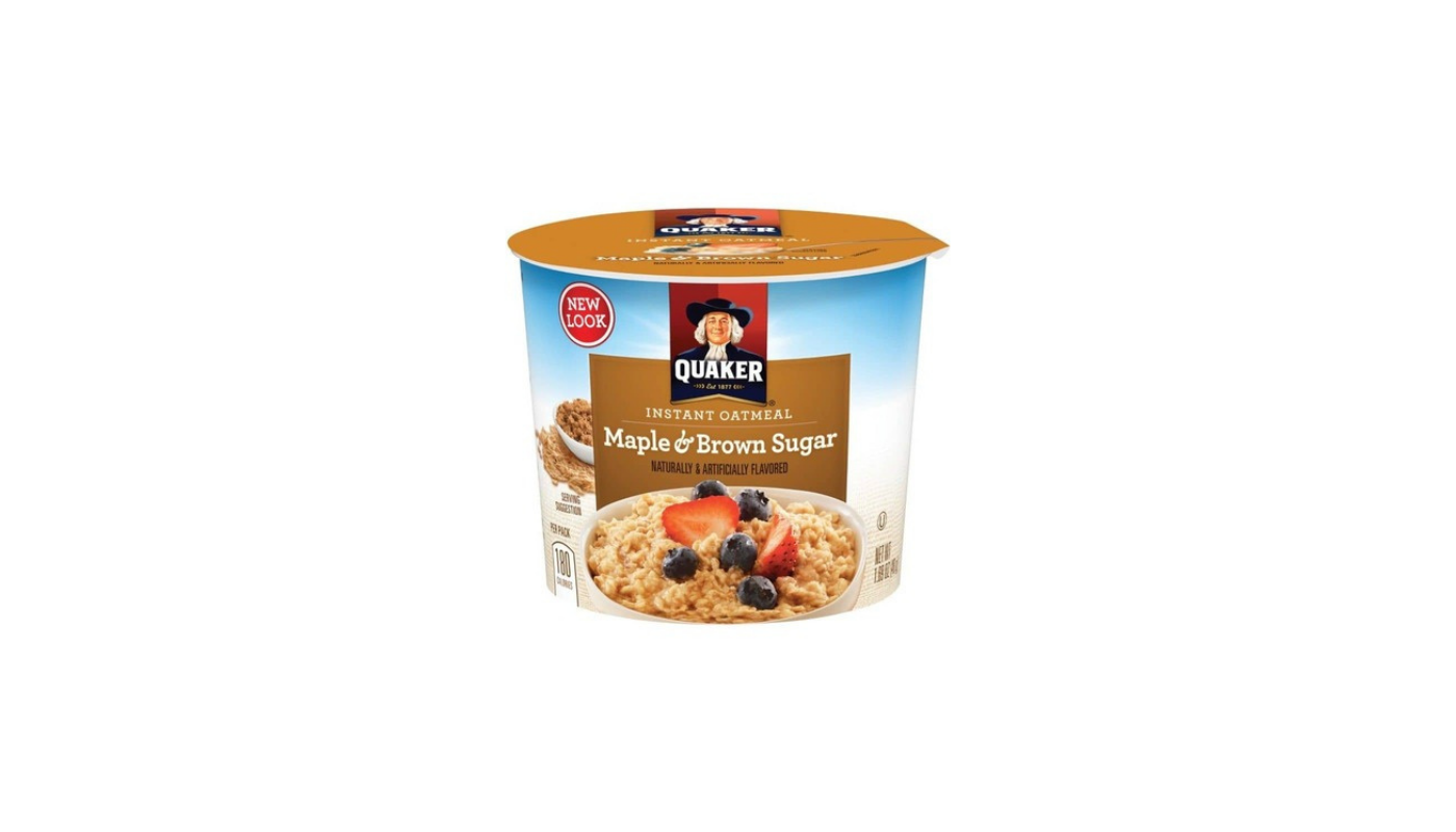 Order Quaker Oats Maple and Brown Sugar Instant Oatmeal 1.69 oz. food online from Luv Mart store, Santa Cruz on bringmethat.com
