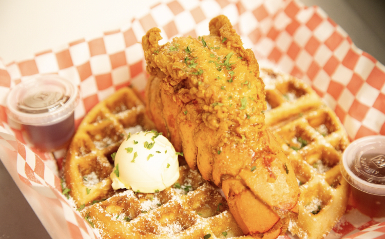 Order Fried Lobster and Waffle food online from Yancey Food Truck store, Houston on bringmethat.com