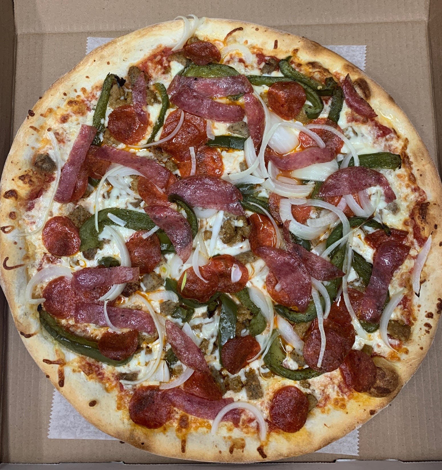 Order South End Pizza - Regular 12" food online from Pizzeria 260 store, Boston on bringmethat.com