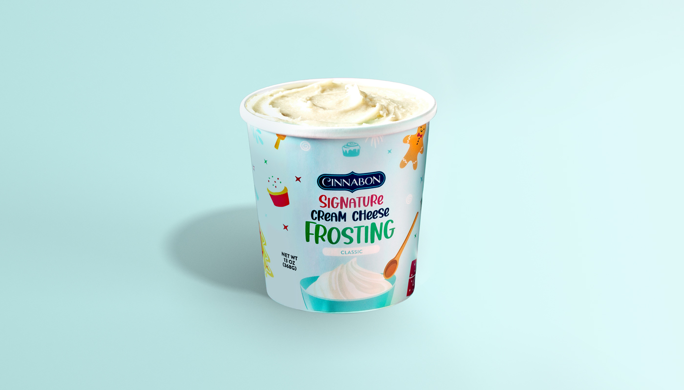 Order Signature Cream Cheese Frosting Pint food online from Auntie Anne X Cinnabon store, Jefferson on bringmethat.com