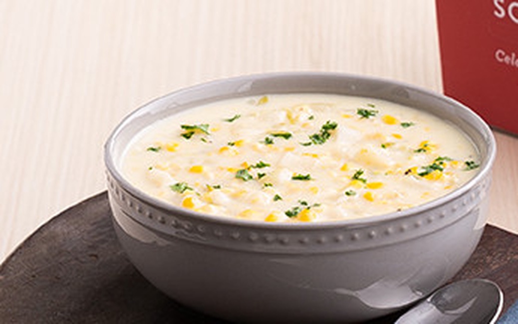 Order Corn Chowder Bowl food online from Mimis Cafe store, Antioch on bringmethat.com
