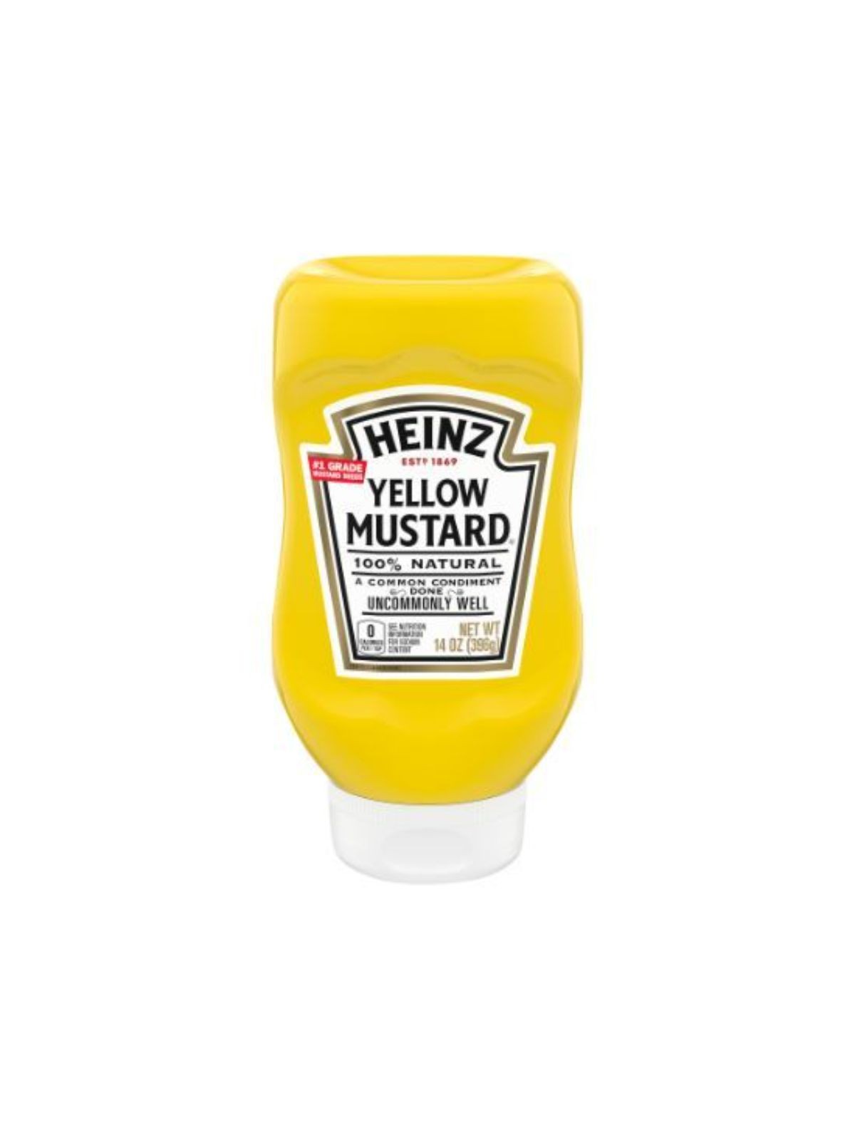 Order Heinz Yellow Mustard (14 oz) food online from Light Speed Market store, Los Angeles on bringmethat.com