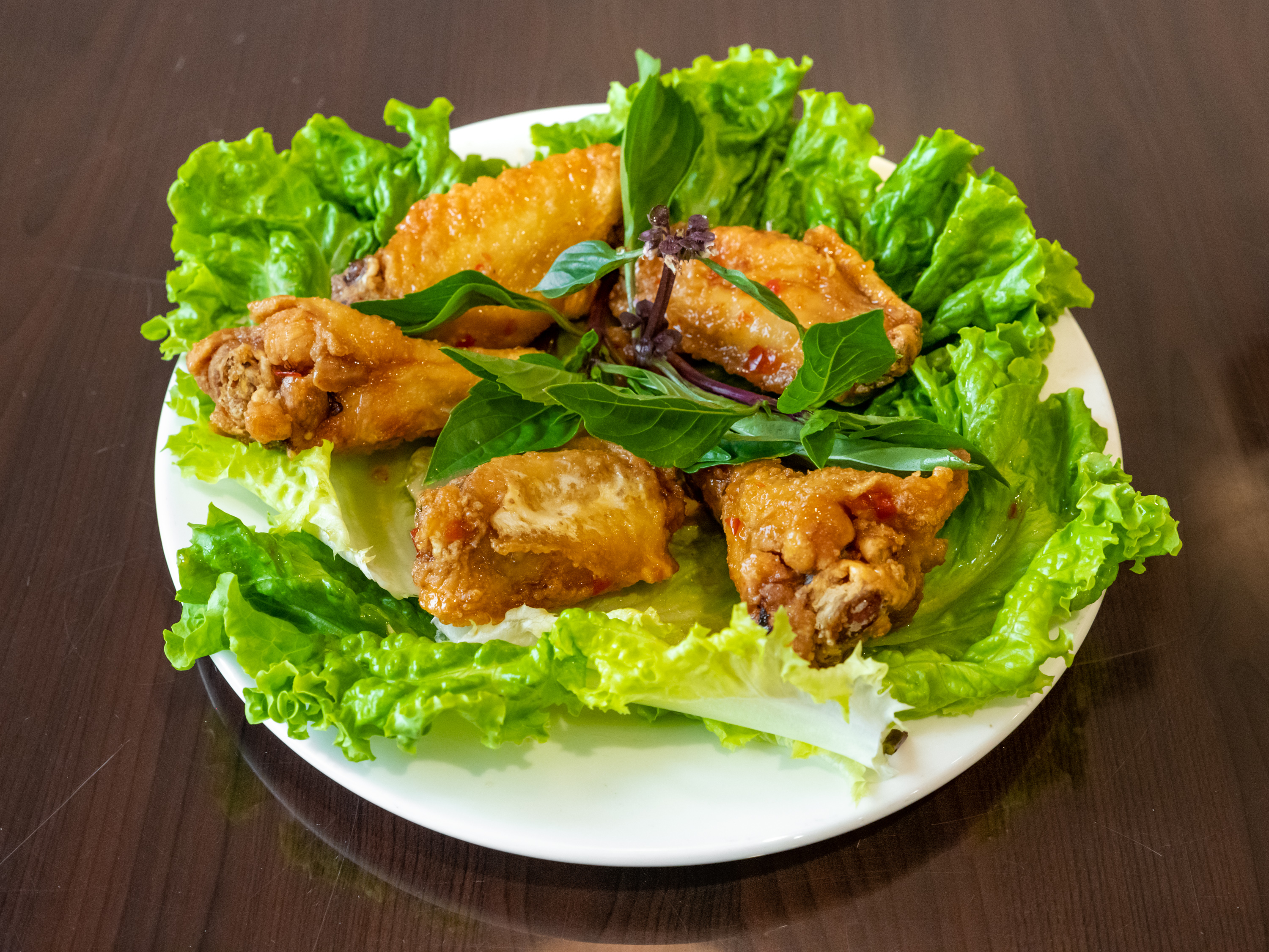 Order Sweet Chili Glazed Chicken Wings food online from Banh Mi Viet store, Fort Worth on bringmethat.com