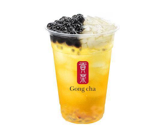 Order QQ Passion Fruit Green Tea food online from Gong Cha store, Irvine on bringmethat.com