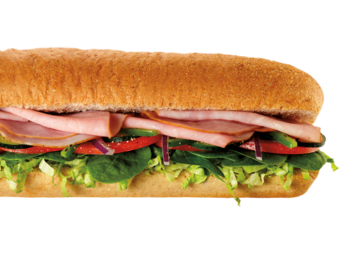 Order Black Forest Ham Sandwich food online from SUBWAY® store, Holly Springs on bringmethat.com