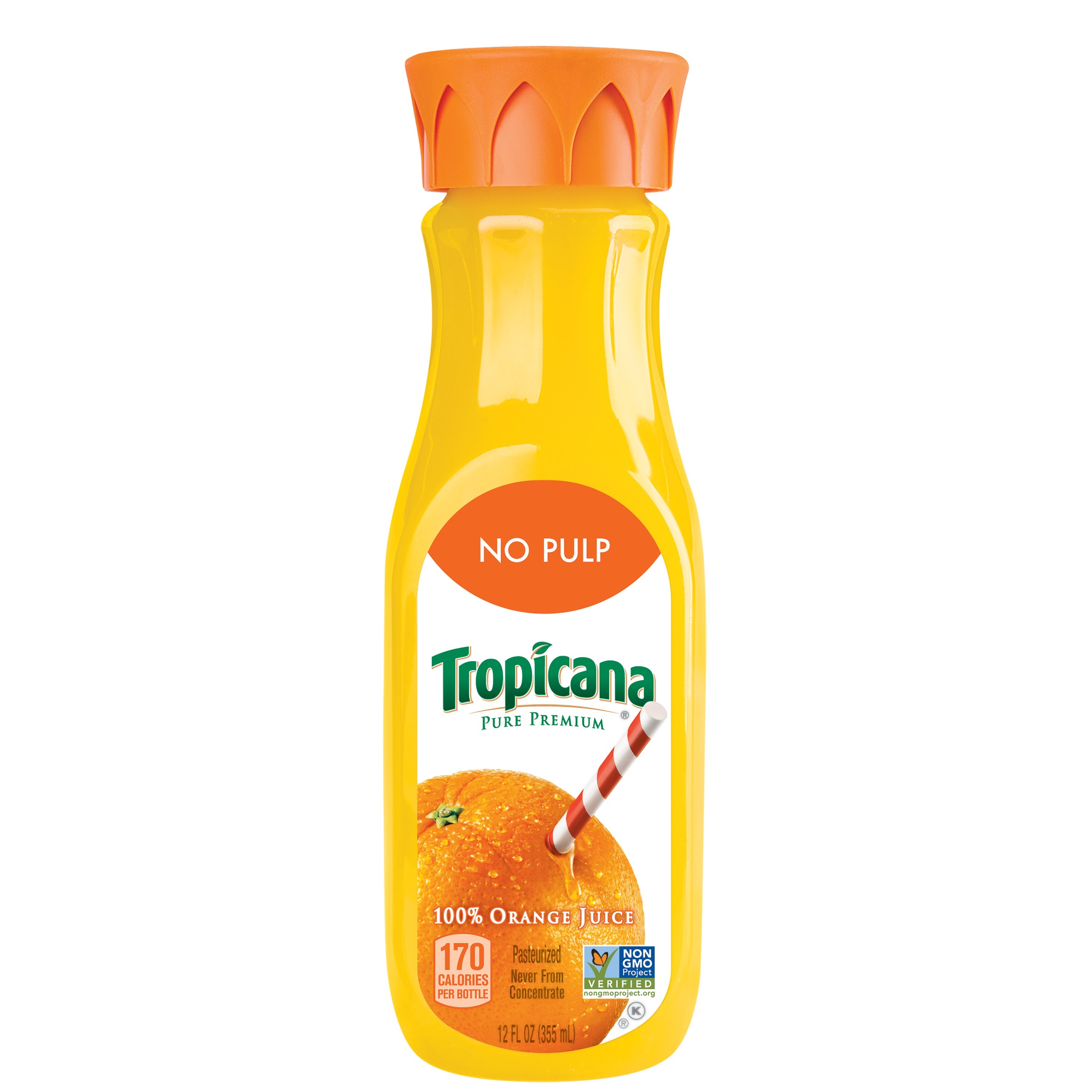 Order Tropicana Pure Premium 100% Orange Juice, No Pulp - 12 fl oz food online from Bartell store, Edmonds on bringmethat.com