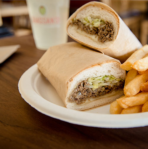 Order Steak and Cheese Sub food online from Ghassan Restaurant store, Greensboro on bringmethat.com