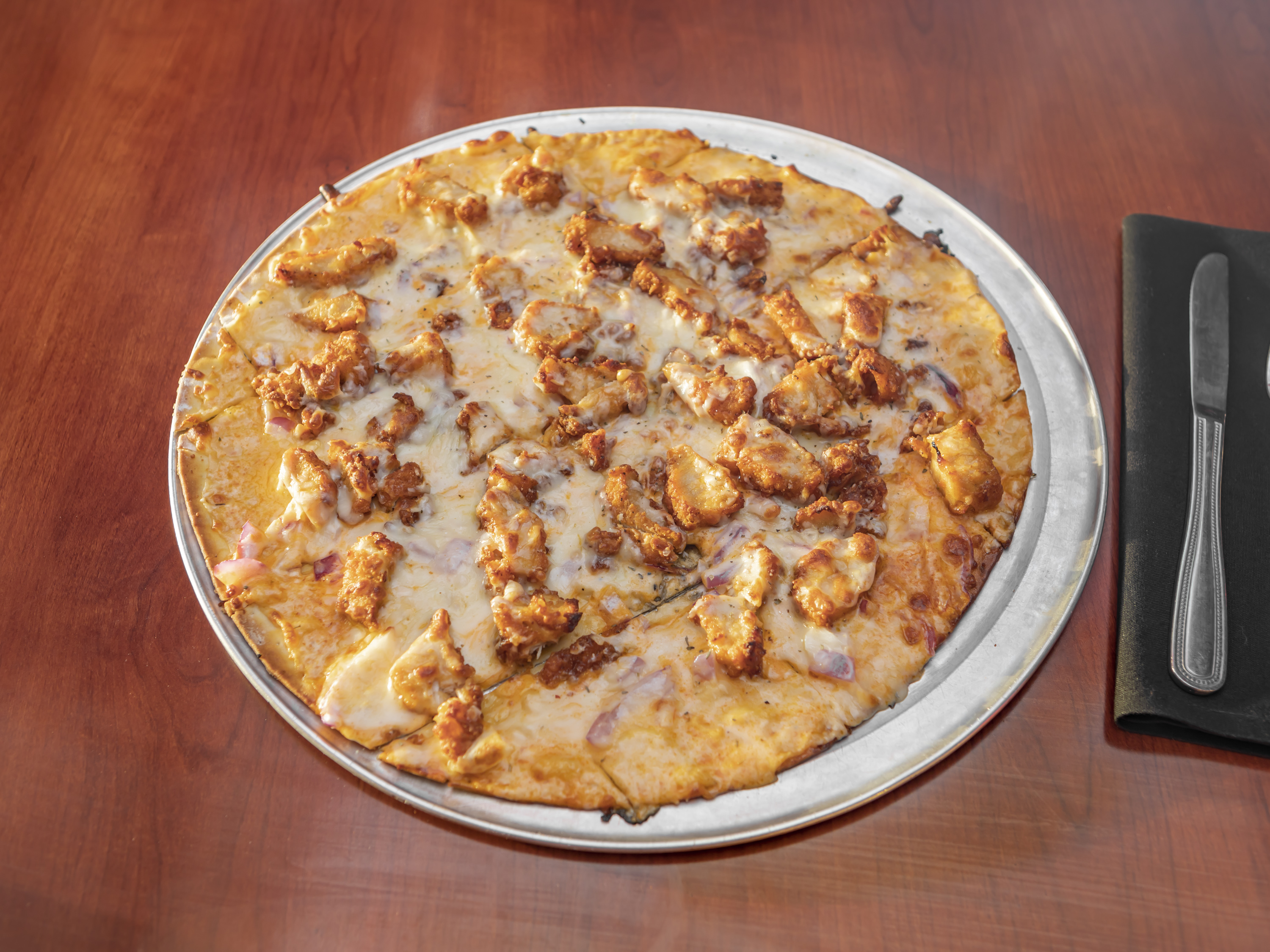 Order Buffalo Chicken Pizza food online from Firehouse Bar & Grill store, St. Louis on bringmethat.com