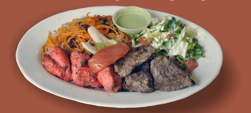 Order Beef and Chicken Kabob Combo food online from Prince Kabob store, Gambrills on bringmethat.com