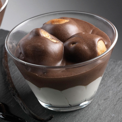 Order Profiteroles in a Glass food online from Mangiamo Pizza & Restaurant store, Paramus on bringmethat.com