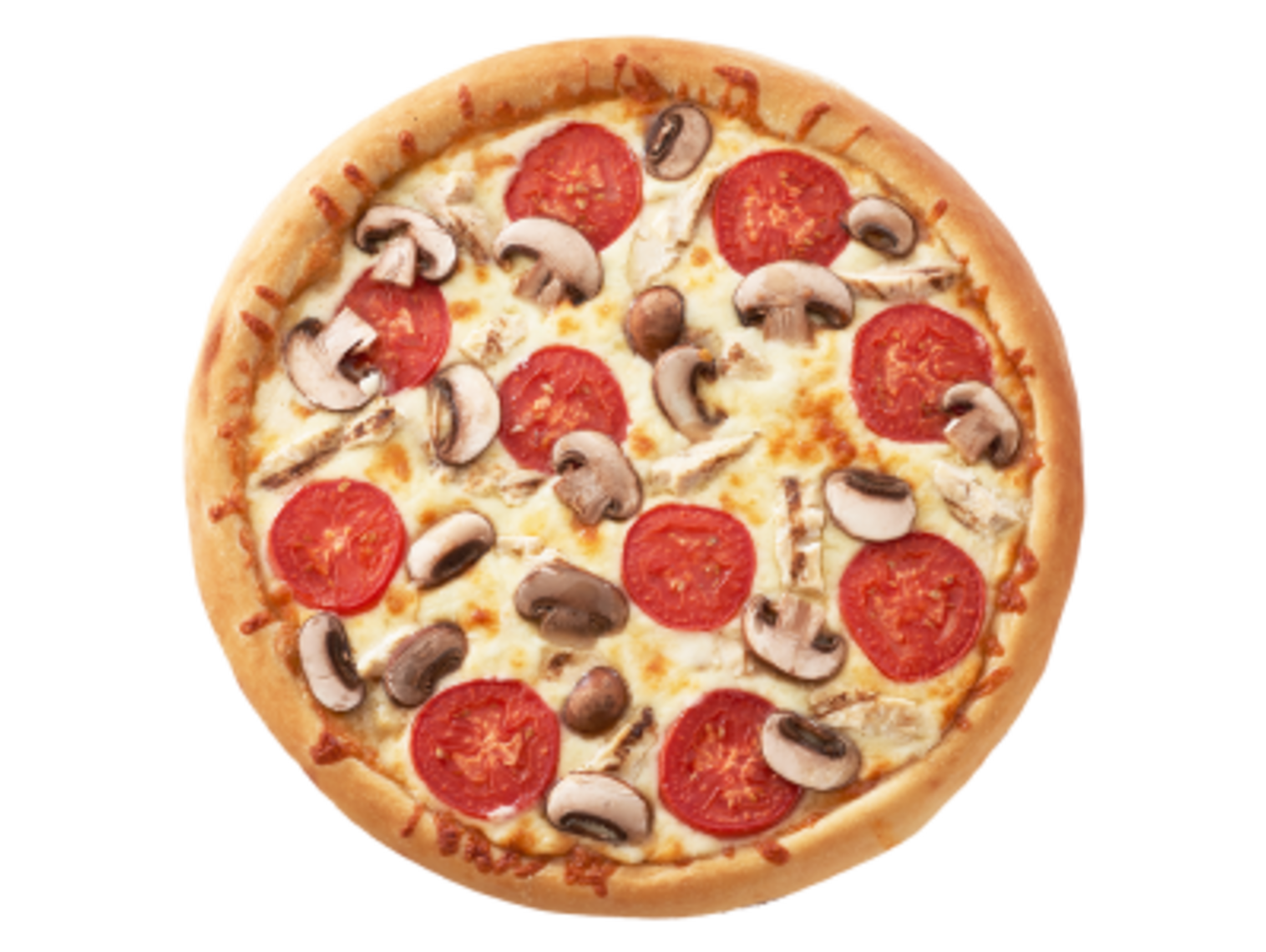 Order Chicken Alfredo Pizza (Small) food online from Dolly's Pizza store, Commerce Township on bringmethat.com