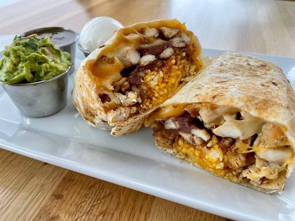 Order Chicken Burrito food online from Taco Bout It store, North Plainfield on bringmethat.com
