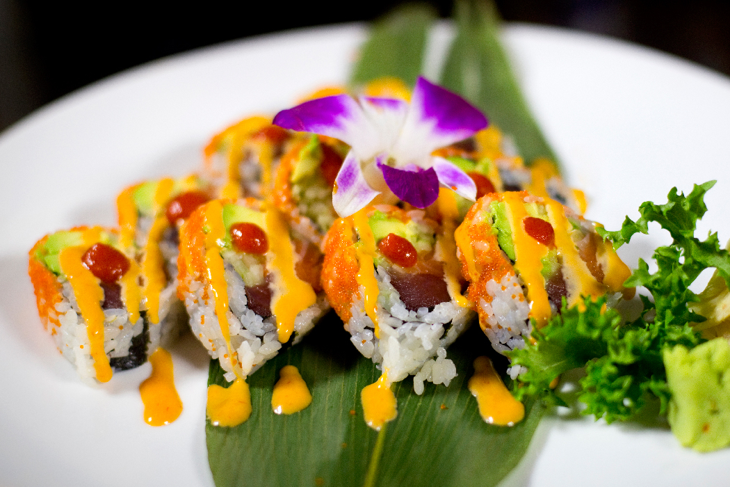 Order Volcano Roll food online from Midori Sushi store, Princeton on bringmethat.com