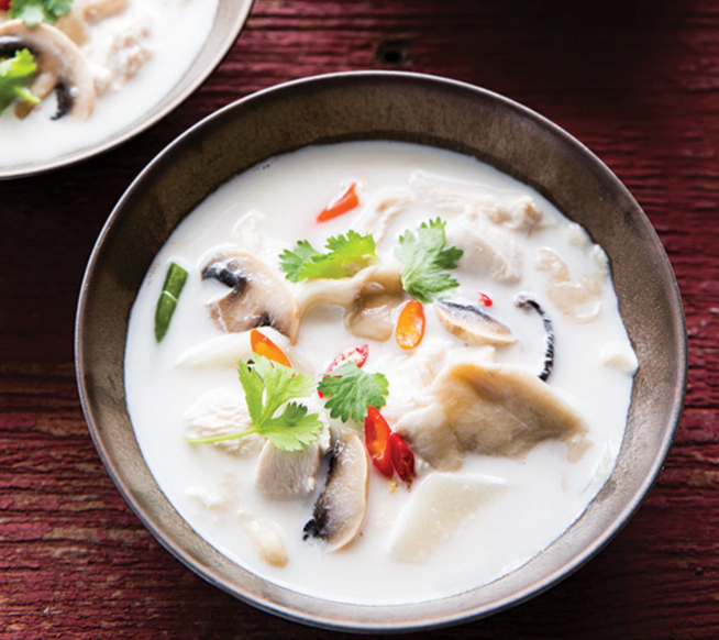 Order Tom Khar Soup food online from Thai Hut store, Somerville on bringmethat.com