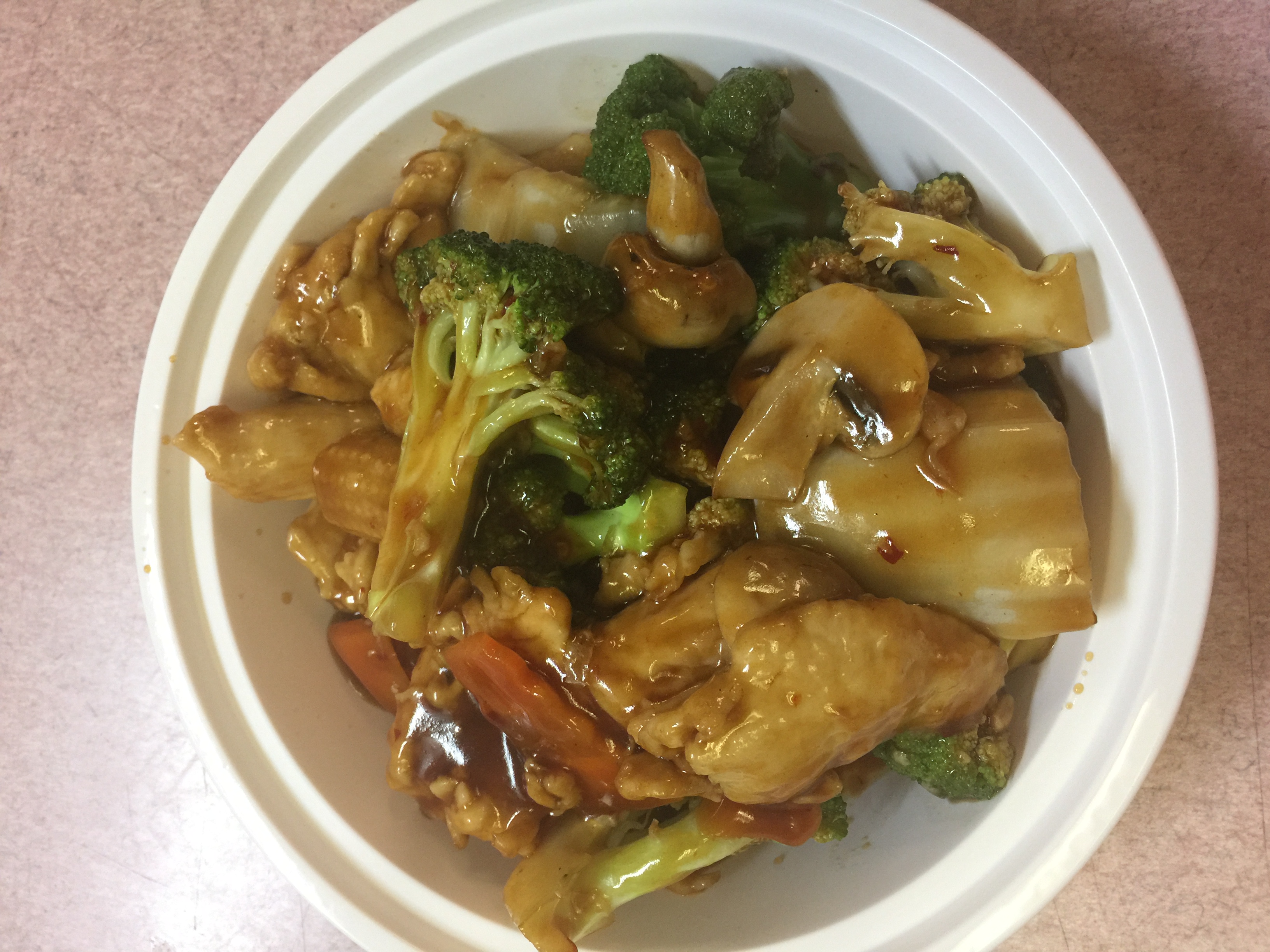 Order 121. Chicken with Garlic Sauce food online from China Wok store, Harrison on bringmethat.com