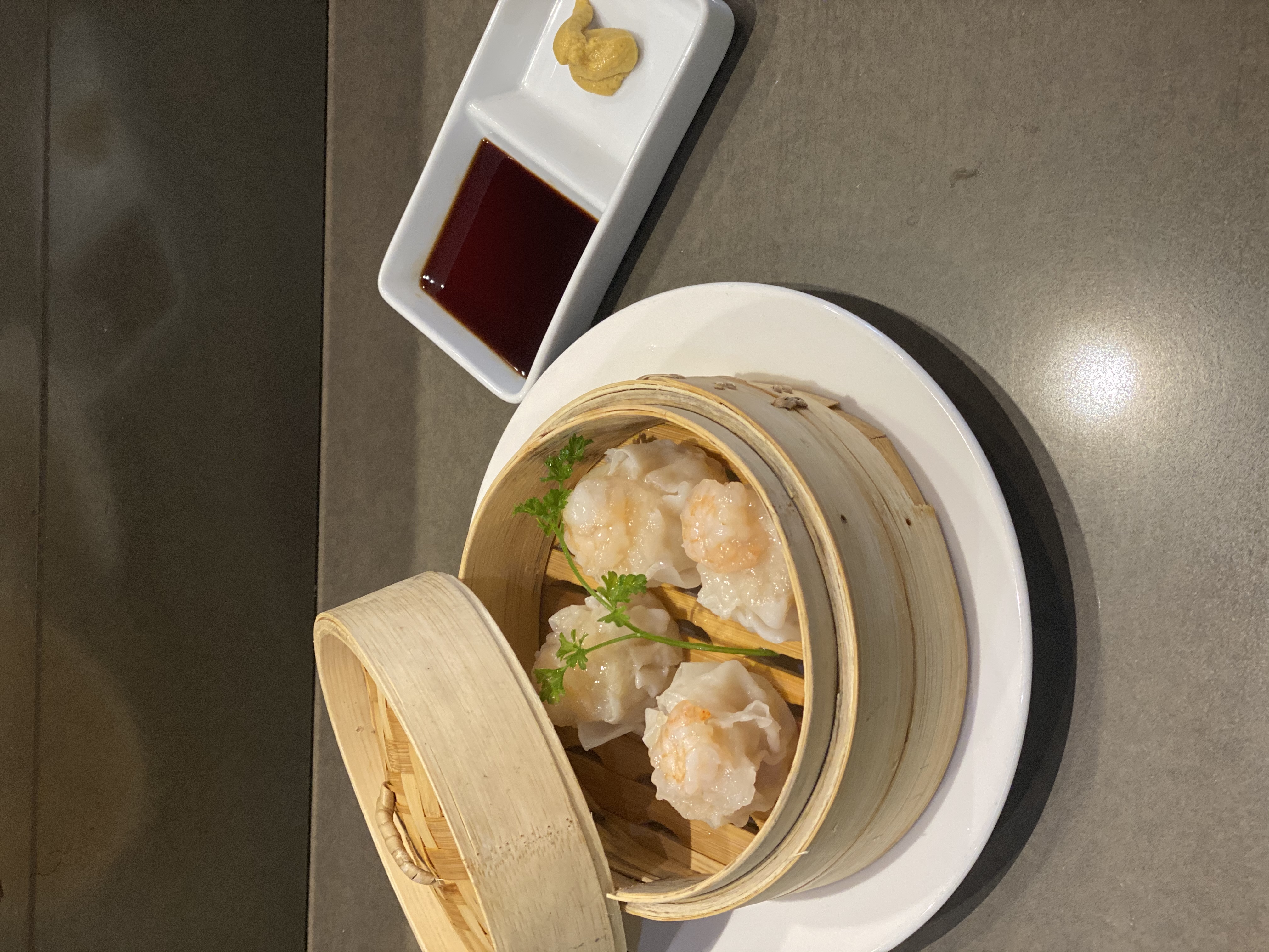 Order Shrimp Dumpling food online from Kanpai Japanese Sushi Bar &amp; Gril store, Santa Monica on bringmethat.com
