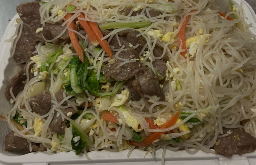 Order 42. Beef Chow Mein Fun food online from New Jin Xin store, Brooklyn on bringmethat.com