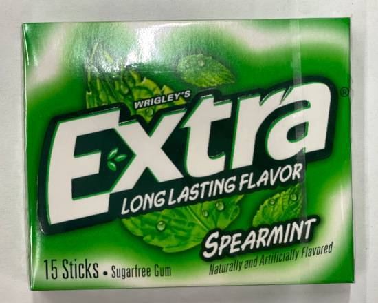 Order Extra Spearmint Gum 15sticks food online from S & P #2 store, Baton Rouge on bringmethat.com