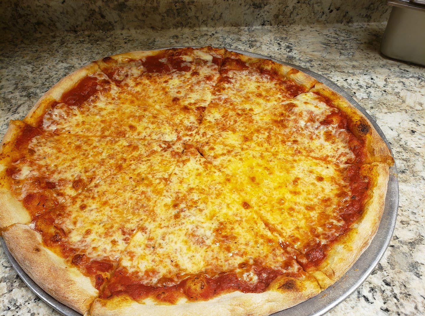 Order Plain Mozzarella Cheese Pizza - Medium 14" food online from Andrea's Pizza store, Hampton on bringmethat.com