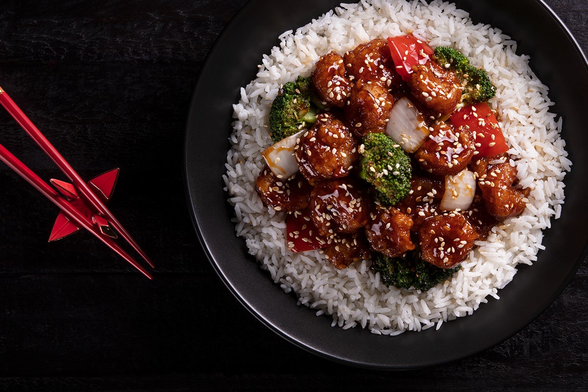 Order Sesame Shrimp Lunch Bowl food online from P.F. Chang's To Go store, Chicago on bringmethat.com