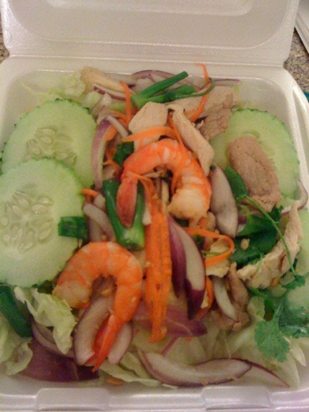 Order 19. Yum Yai Salad food online from Thai Express Food Togo store, Redondo Beach on bringmethat.com