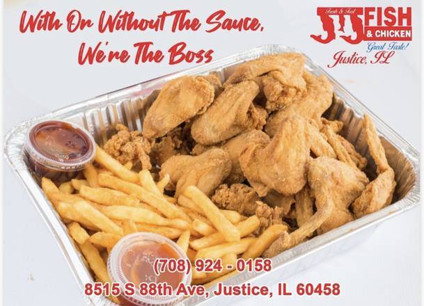 Order 20 Wings food online from Jj Fish & Chicken store, Justice on bringmethat.com