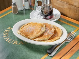 Order Golden Brown Pancakes food online from George's Family Restaurant store, Bronx on bringmethat.com