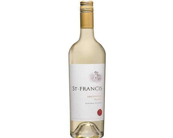 Order ST. FRANCIS WINERY & VINEYARDS Sonoma County Sauvignon Blanc 750 ml 13.9% food online from Pacific Liquor Market store, Bell Gardens on bringmethat.com