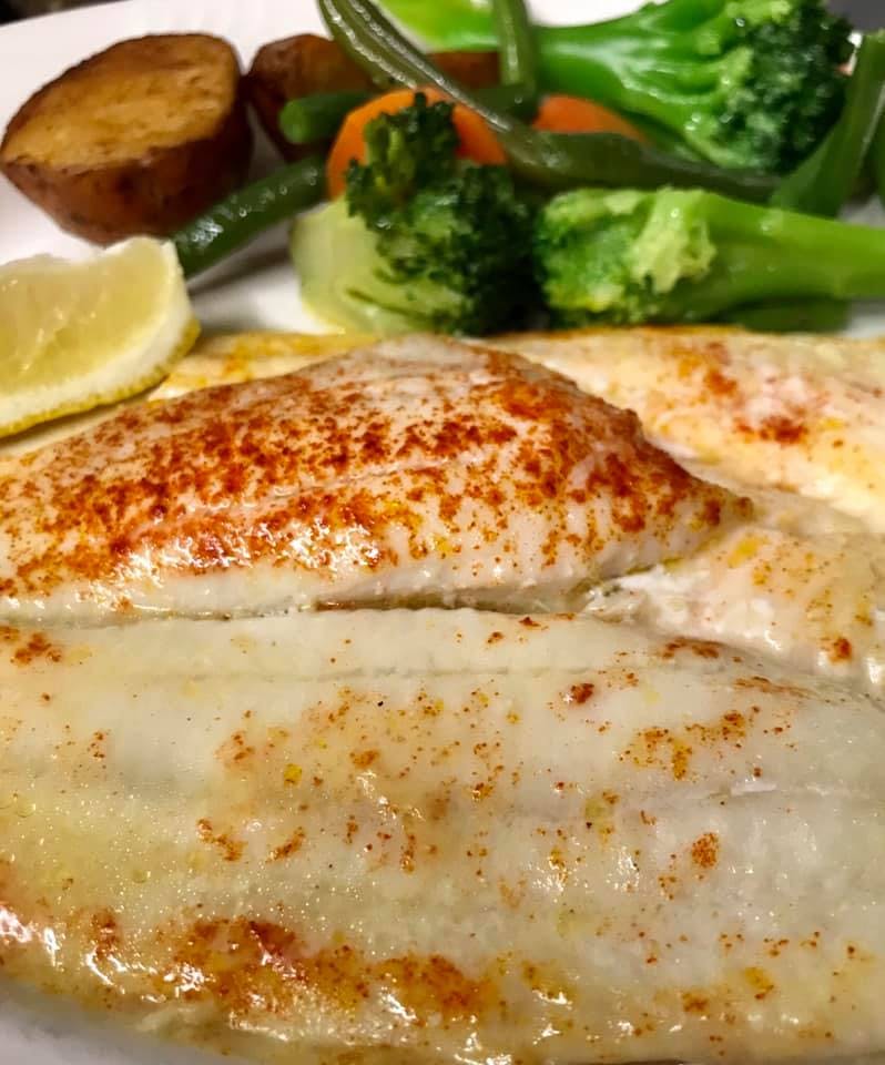 Order Filet of Sole - Entree food online from Dante's Place store, Leonia on bringmethat.com