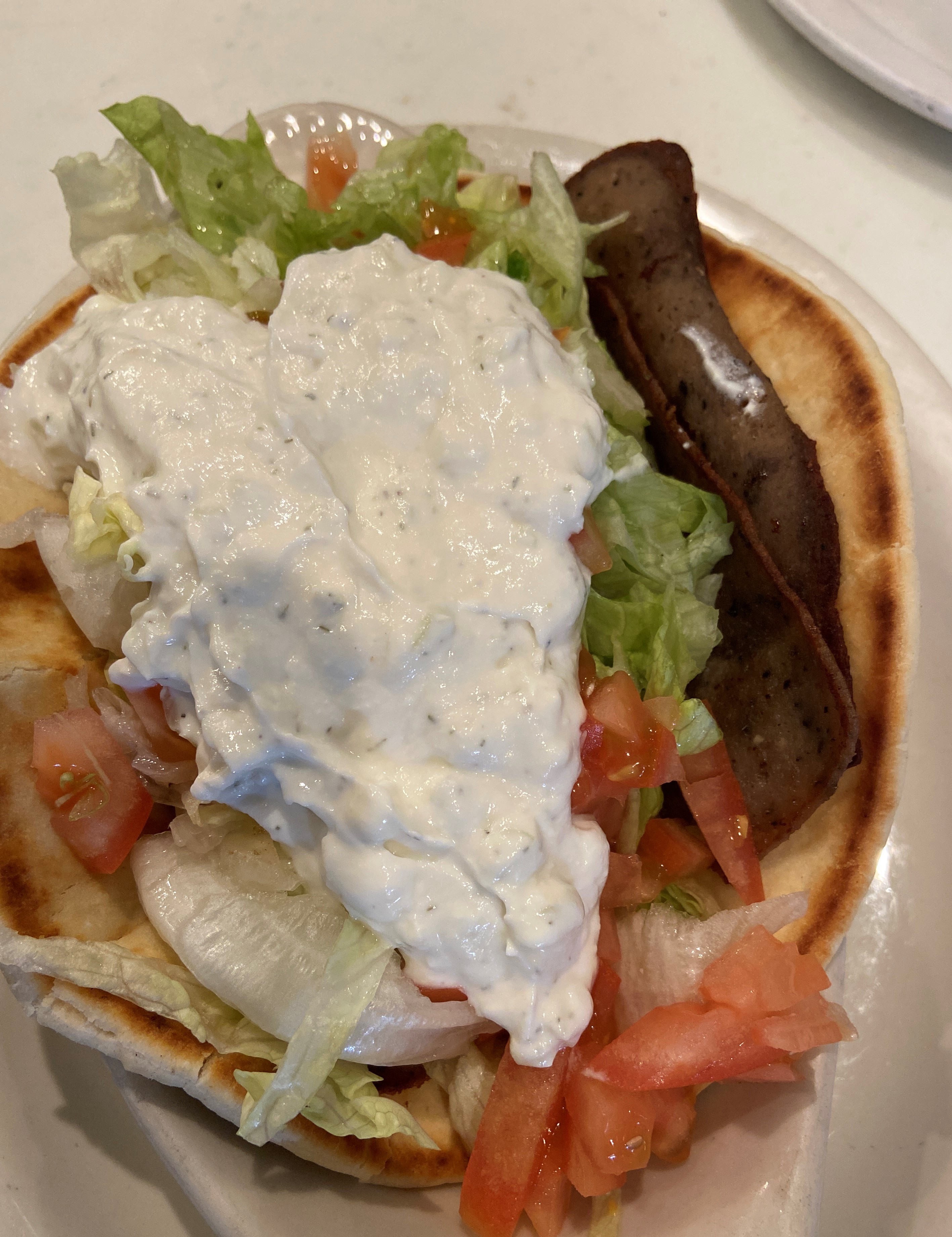 Order Greek Gyro Sandwich food online from Pickles Deli store, Newbury Park on bringmethat.com