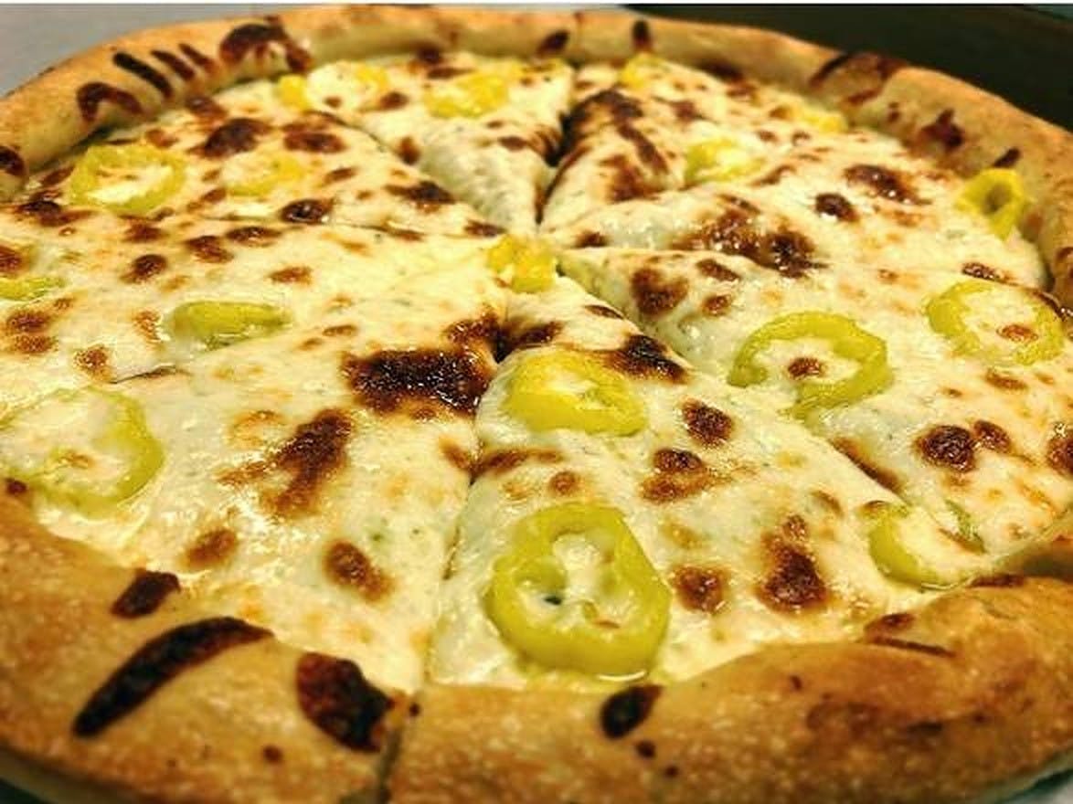 Order White Cheese Pizza - Medium 12'' (8 Slices) food online from Cornersburg Pizza store, Boardman on bringmethat.com