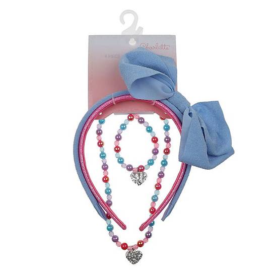 Order Capelli® 4-Piece Hearts Costume Jewelry and Headband Set food online from Bed Bath & Beyond store, Lancaster on bringmethat.com
