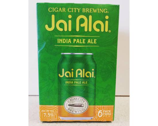 Order Jai Alai IPA 6PK Cans food online from Fast Stop Market & Liquor store, Victorville on bringmethat.com