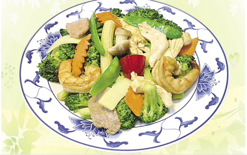 Order P3. Triple Delight food online from Gourmet Chinese Restaurant store, Ridgeland on bringmethat.com