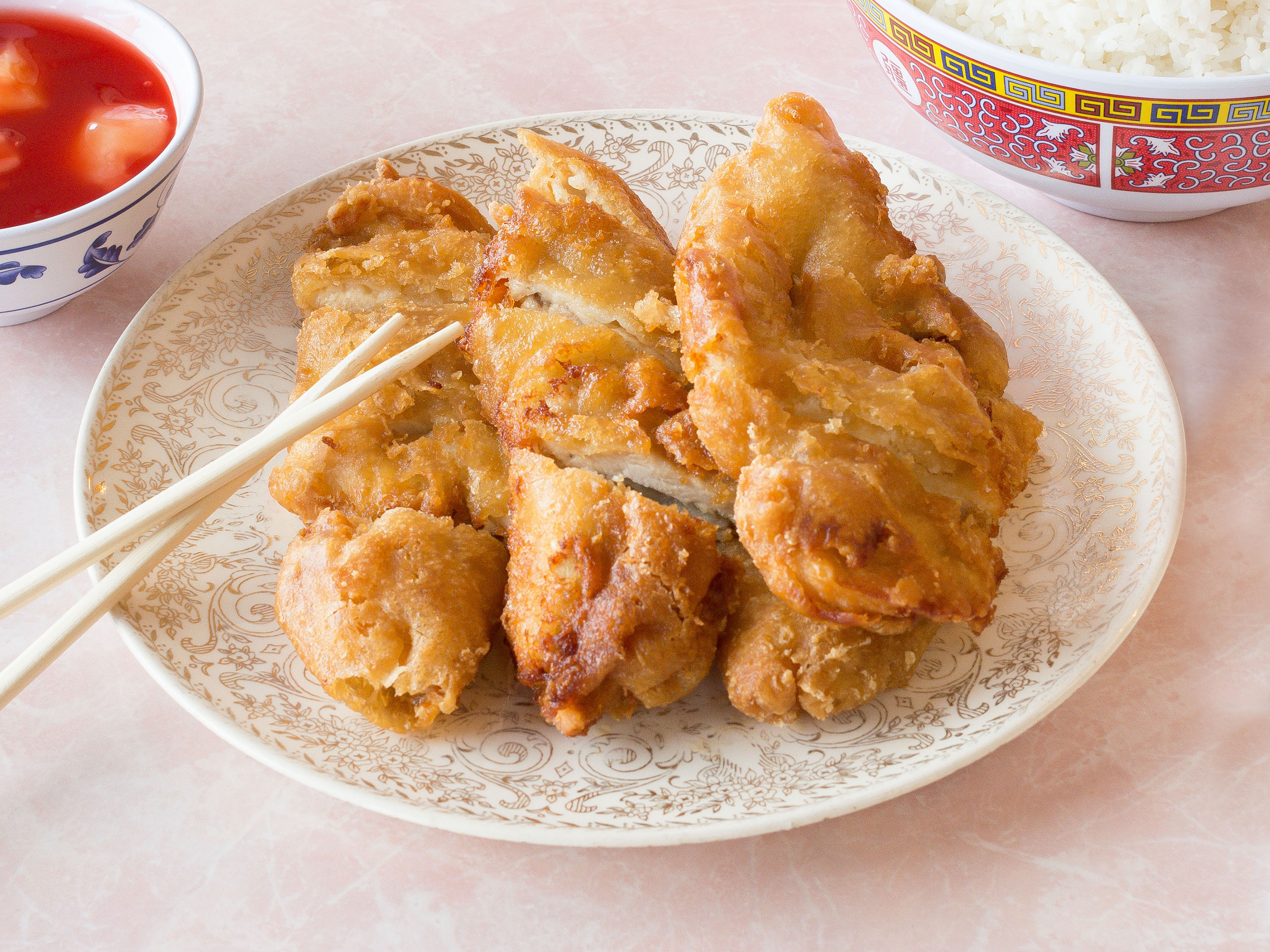 Order 62. Sweet and Sour Chicken food online from Golden Pearl store, Salt Lake City on bringmethat.com