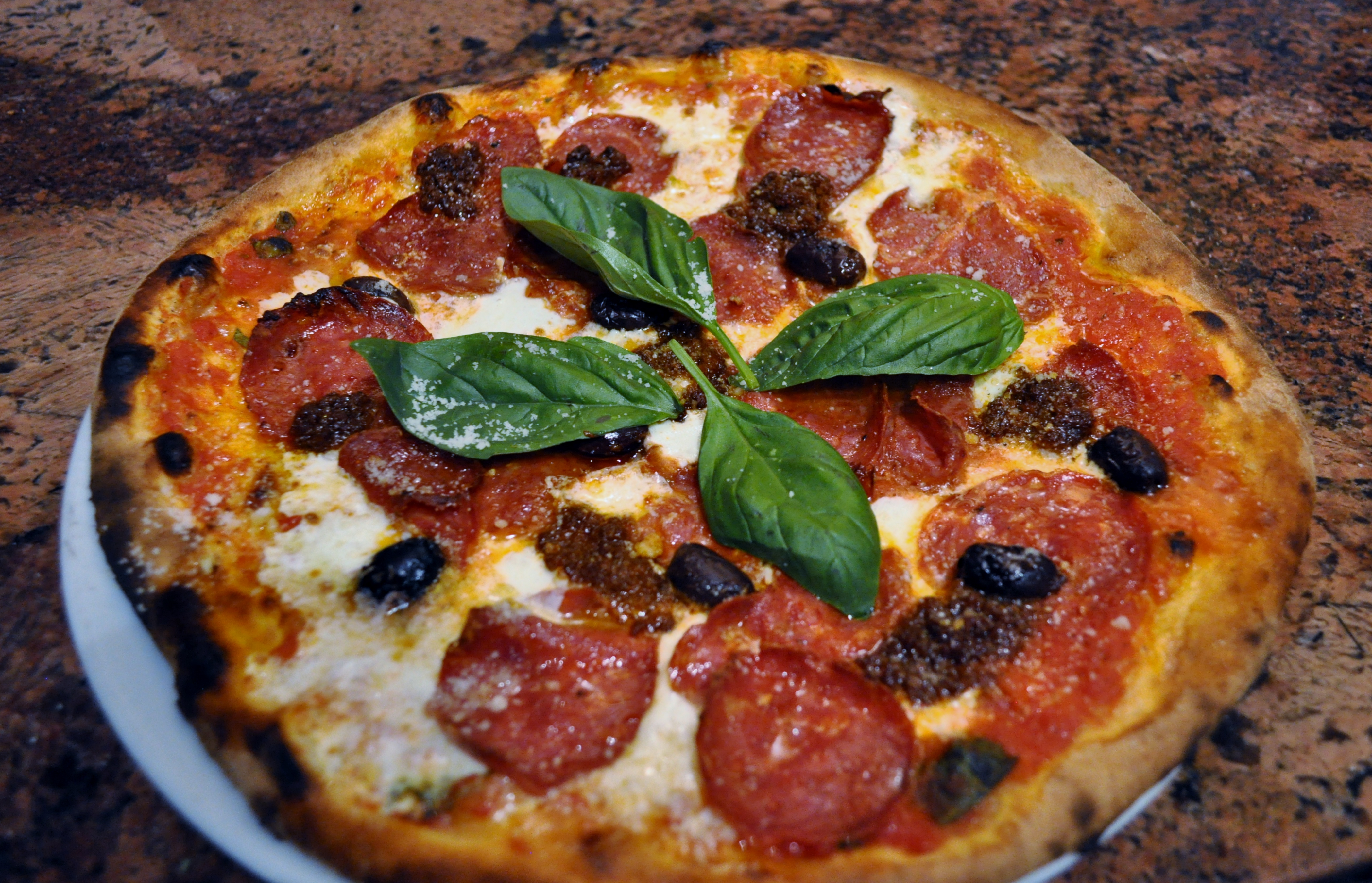 Order Calabrese Pizza food online from Enoteca on Court store, Brooklyn on bringmethat.com