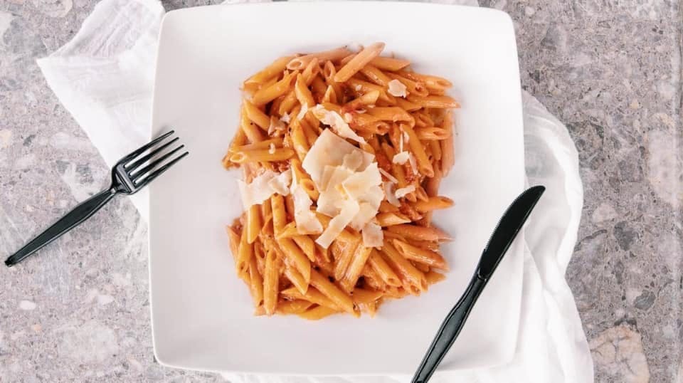 Order Penne Alla Vodka  Lunch - Pasta food online from Giove's Pizza store, Trumbull on bringmethat.com