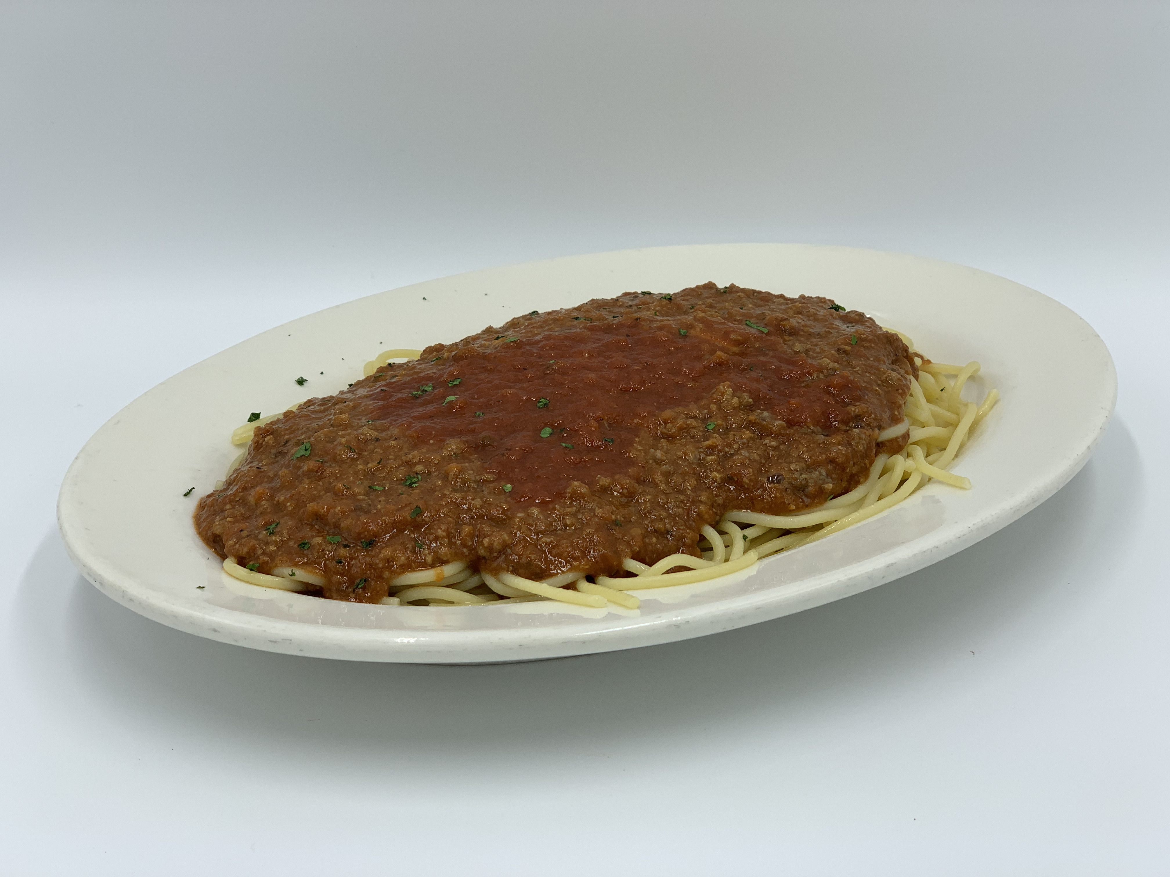 Order Pasta with Meat Sauce food online from Mario's Pizzeria of Seaford store, Seaford on bringmethat.com