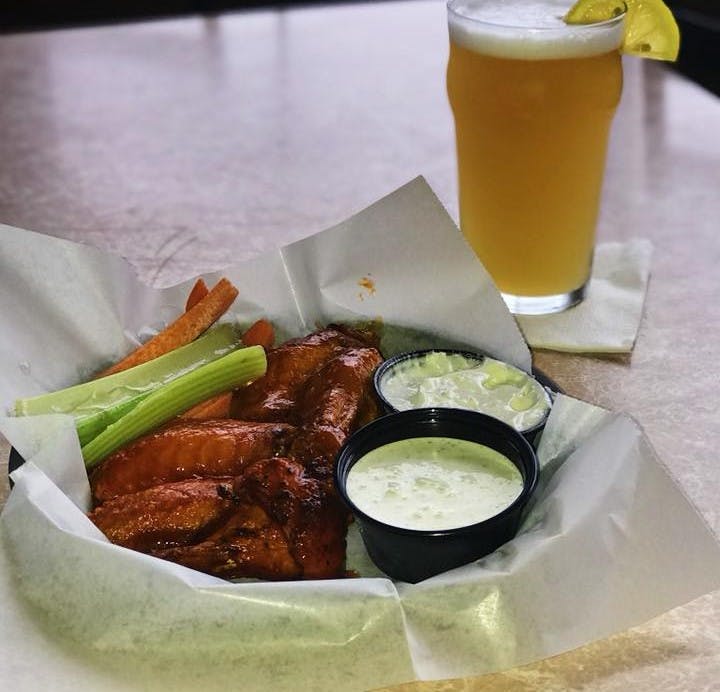 Order Jumbo Wings - 5 Pieces food online from Jimmy's Pub store, East Lansing on bringmethat.com