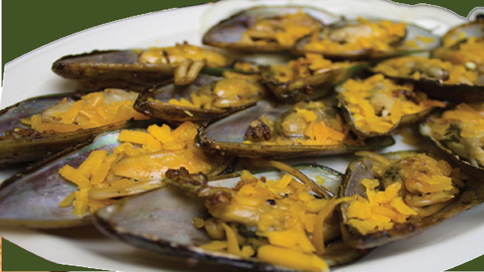 Order Baked Mussels food online from Bamboo Bistro store, Los Angeles on bringmethat.com