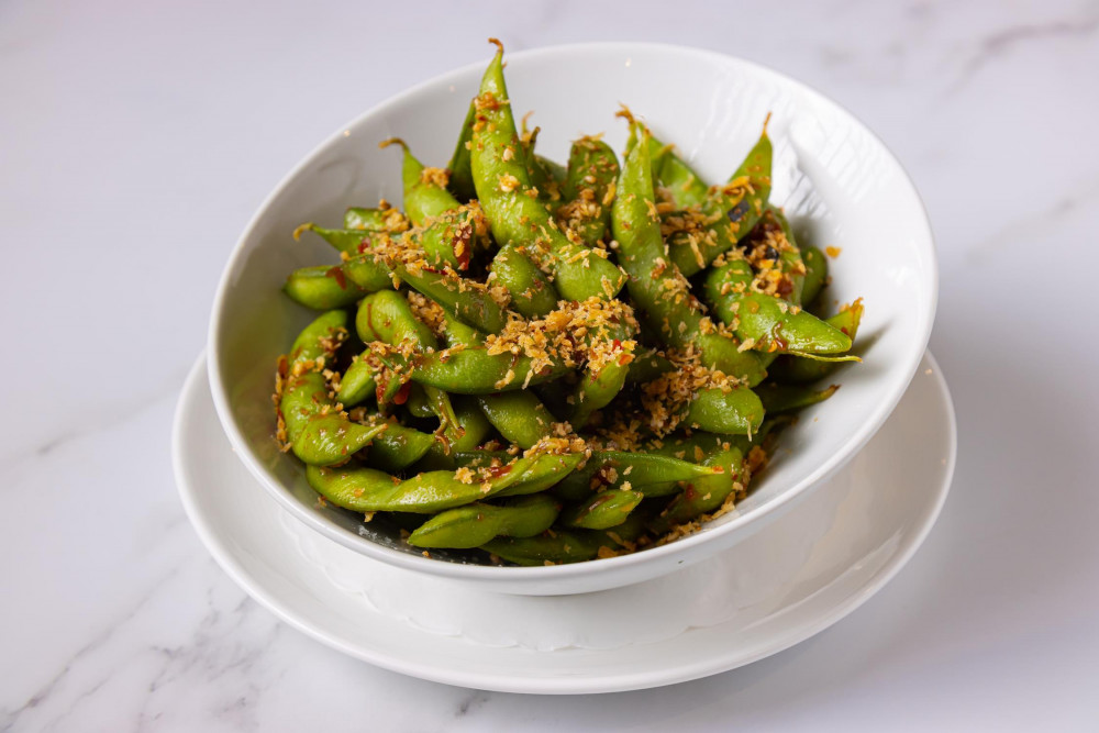 Order Spicy Edamame food online from Mito Hibachi store, Yonkers on bringmethat.com