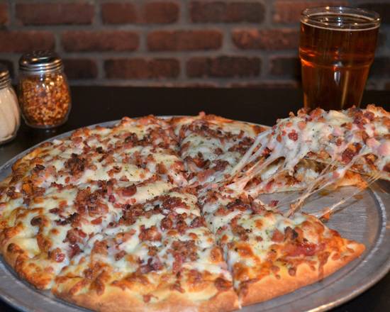 Order Mighty Meaty Wick Pizza food online from Wick Pizza Parlor & Pub store, Louisville on bringmethat.com