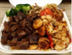 Order Hibachi Triple Combo  food online from Yoshi Hibachi Grille store, Detroit on bringmethat.com