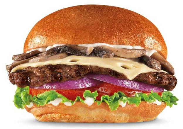 Order Mushroom Burger food online from Jubilee Juice & Grill store, Chicago on bringmethat.com